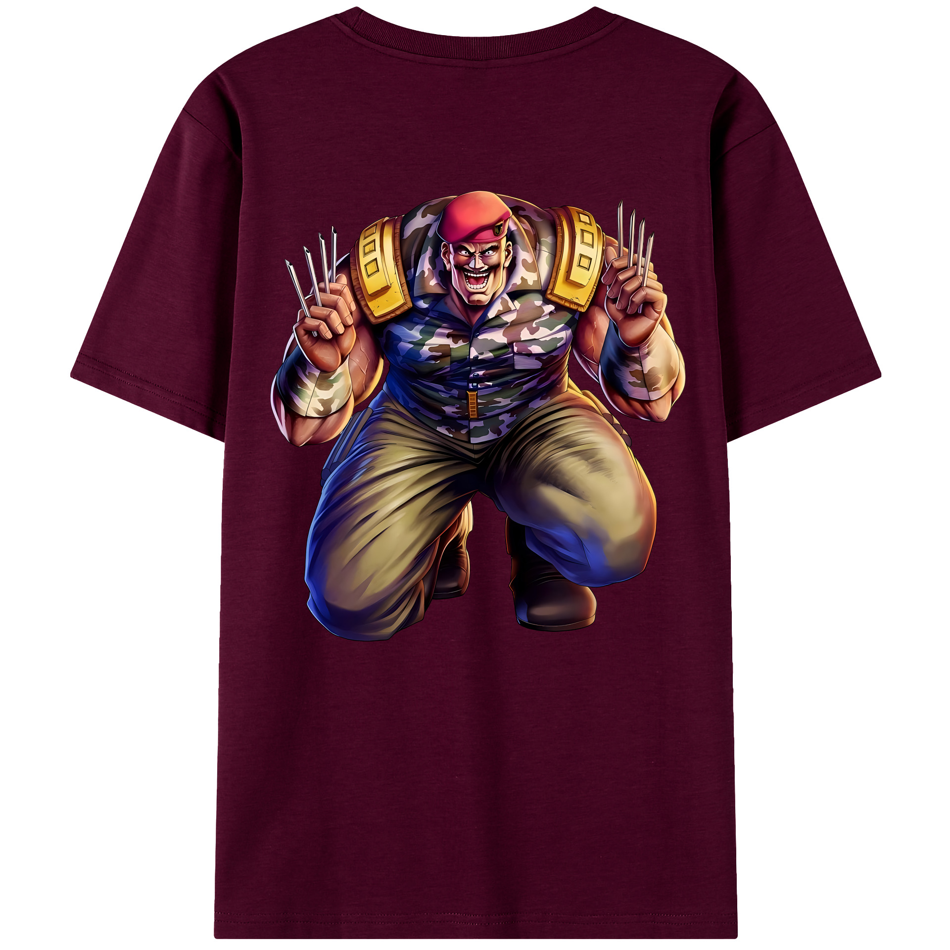 （画像用） 北斗の拳 Fist of the North Star レディース半袖Tシャツ(バックプリント)